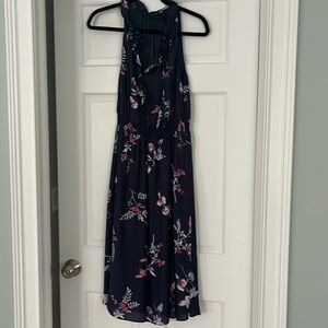 Women’s Ann Taylor dress.  Navy blue floral